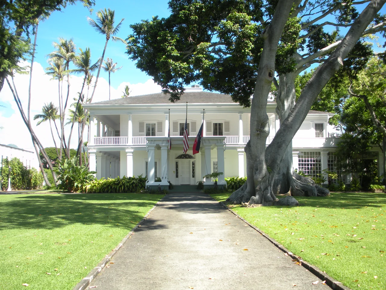 Washington Place, seen from the street.