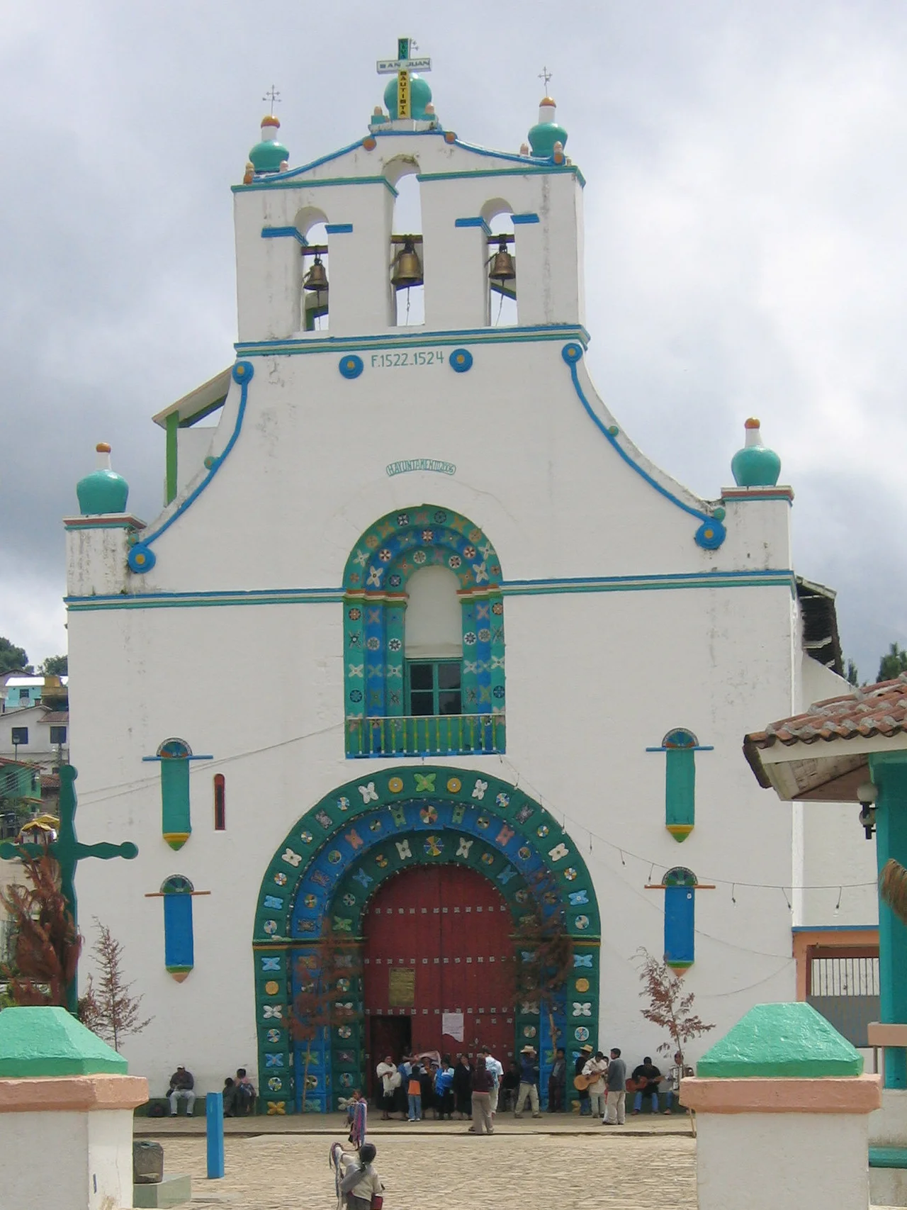 San Juan Chamula (Mexico), church, August 2006