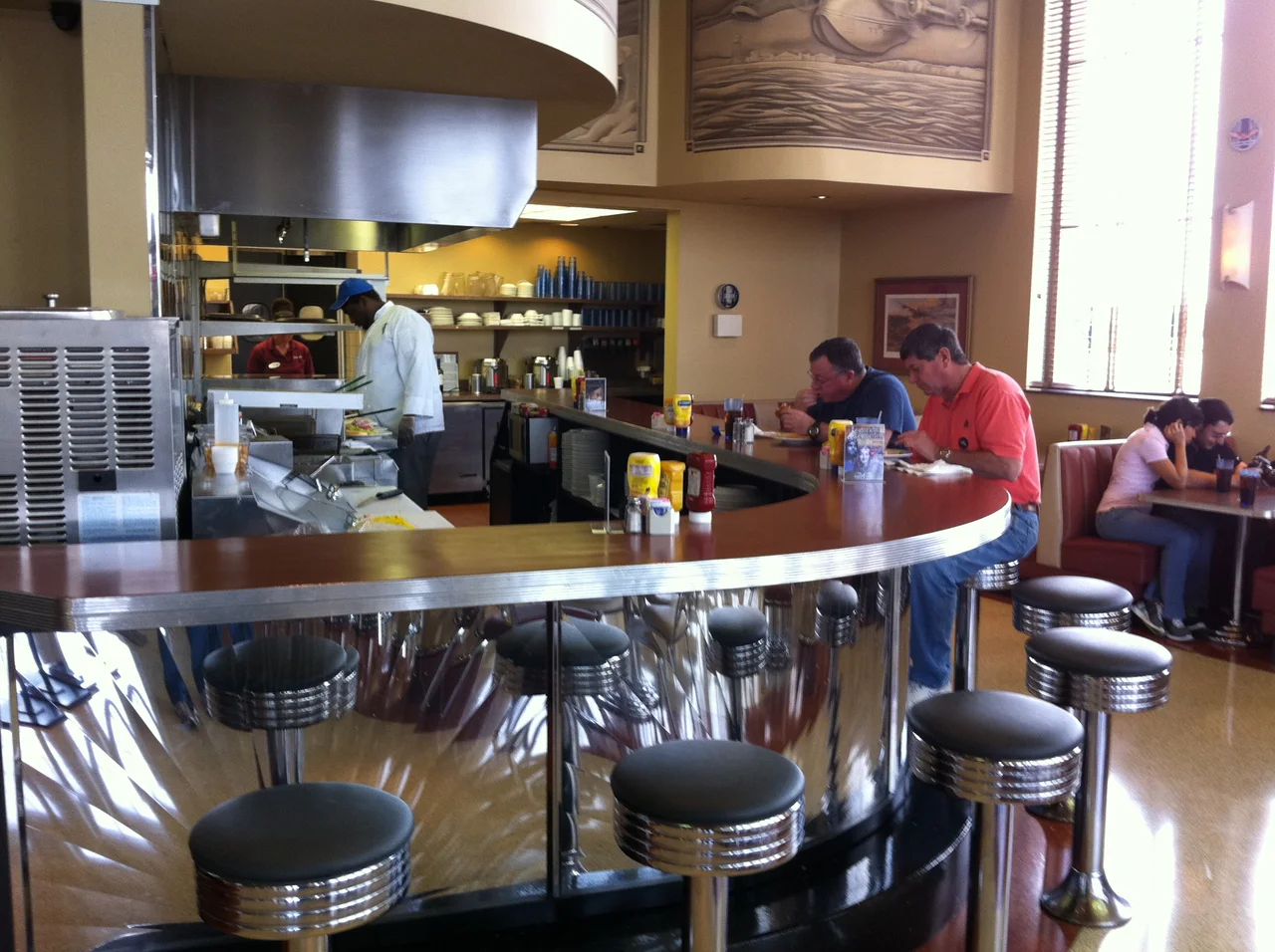 The Compass Rose Diner at Fantasy of Flight in Polk City, Florida.