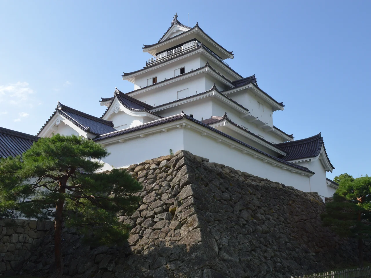 福島県会津若松市にある会津若松城。